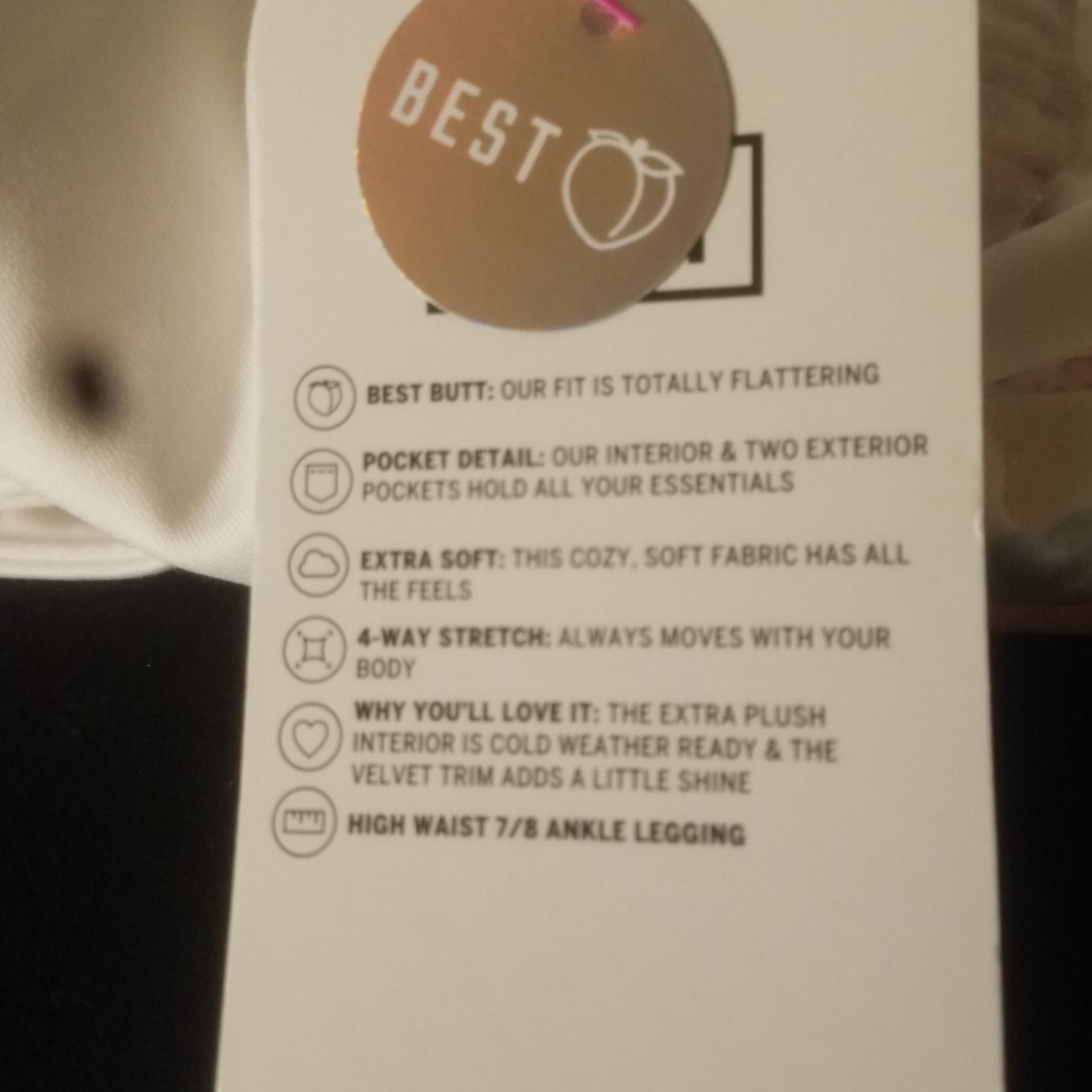 Pink Victoria's Secret Cozy Leggings - Picture 7 of 7